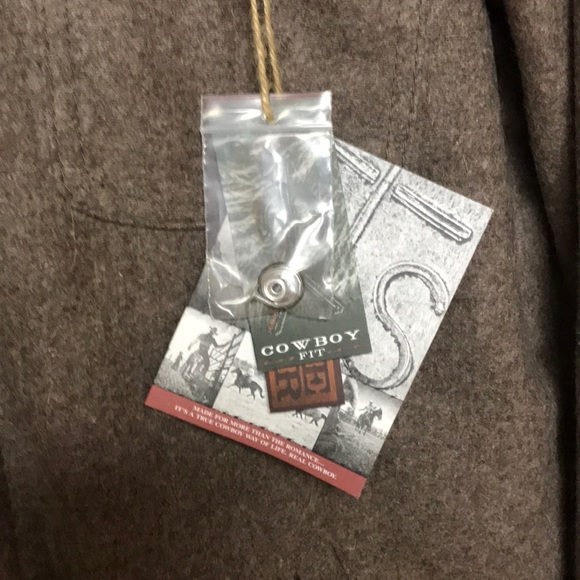 STS Ranchwear wool leather ranch barn jacket coat - Picture 4 of 12